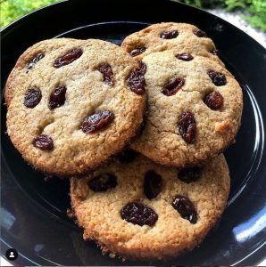 Galletas avena pasas